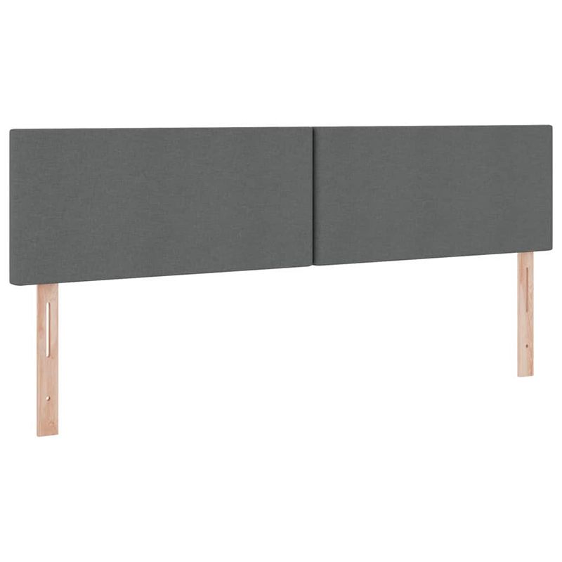 Casa si Gradina - Mobilier - Paturi si accesorii - Paturi - Pat cu lumini cu banda LED Gri inchis 180 x 200 cm tesatura - Infinity.ro