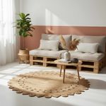 Casa si Gradina - Textile si covoare - Covoare - Covoare casa - Covor Maro Ø 180 cm Iuta - Infinity.ro