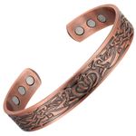 Fashion, accesorii si bijuterii - Femei - Bijuterii femei - Bratari femei - Brățară Terapeutică din Cupru Electrolitic 99,99% Pur cu 6 Magneți din Neodim | Model VS862, XTERRA® - Infinity.ro