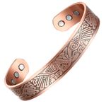 Fashion, accesorii si bijuterii - Femei - Bijuterii femei - Bratari femei - Brățară Terapeutică din Cupru Electrolitic 99,99% Pur cu 6 Magneți din Neodim | Model VS865, XTERRA® - Infinity.ro