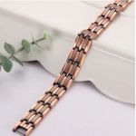 Fashion, accesorii si bijuterii - Femei - Bijuterii femei - Bratari femei - Brățară magnetică terapeutică din cupru pur 99,99% | model vs20 - Infinity.ro