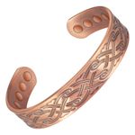 Fashion, accesorii si bijuterii - Femei - Bijuterii femei - Bratari femei - Brățară magnetică terapeutică din cupru pur 99,99% | model vs12 - Infinity.ro