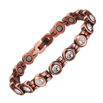 Fashion, accesorii si bijuterii - Femei - Bijuterii femei - Bratari femei - Brățară Terapeutică din Cupru Electrolitic 99,99% Pur cu Magneți din Neodim | Model VS855, XTERRA® - Infinity.ro