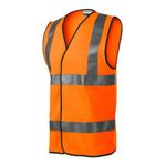 Casa si Gradina - Constructii - Echipamente de lucru - Imbracaminte protectia muncii - Vesta reflectorizanta unisex, HV Bright 9V3, Malfini M Portocaliu - Infinity.ro