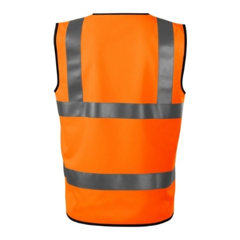 Casa si Gradina - Constructii - Echipamente de lucru - Imbracaminte protectia muncii - Vesta reflectorizanta unisex, HV Bright 9V3, Malfini M Portocaliu - Infinity.ro