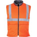Casa si Gradina - Constructii - Echipamente de lucru - Imbracaminte protectia muncii - Vesta de protectie, reversibila si reflectorizanta Portwest, RT44 L Portocaliu - Infinity.ro