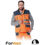 Casa si Gradina - Constructii - Echipamente de lucru - Imbracaminte protectia muncii - Vesta de protectie reflectorizanta izolata-LH-FMNX-V XL Portocaliu - Infinity.ro