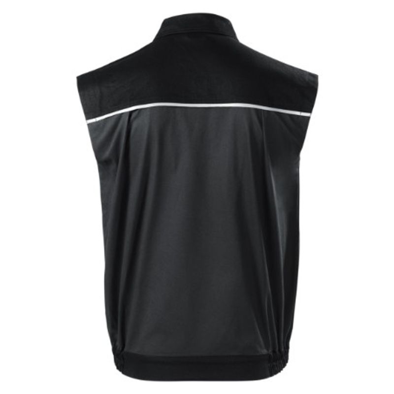 Casa si Gradina - Constructii - Echipamente de lucru - Imbracaminte protectia muncii - Vesta de lucru pentru barbati, Woody W52, Malfini Ebony Gray 48/50 - Infinity.ro