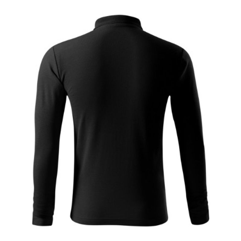 Fashion, accesorii si bijuterii - Barbati - Imbracaminte - Pulovere barbati - Tricou polo pentru barbati, Pique Polo LS 221, Malfini S Negru - Infinity.ro
