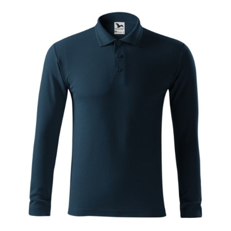 Fashion, accesorii si bijuterii - Barbati - Imbracaminte - Pulovere barbati - Tricou polo pentru barbati, Pique Polo LS 221, Malfini Albastru L - Infinity.ro