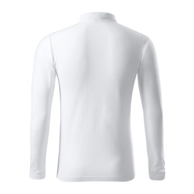 Fashion, accesorii si bijuterii - Barbati - Imbracaminte - Tricouri si bluze barbati - Tricou polo pentru barbati, Pique Polo LS 221, Malfini L Alb - Infinity.ro
