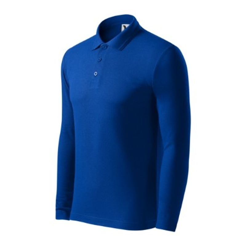 Fashion, accesorii si bijuterii - Barbati - Imbracaminte - Tricouri si bluze barbati - Tricou polo pentru barbati, Pique Polo LS 221, Malfini M Albastru - Infinity.ro