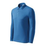 Fashion, accesorii si bijuterii - Barbati - Imbracaminte - Tricouri si bluze barbati - Tricou polo pentru barbati, Pique Polo LS 221, Malfini Albastru 2XL - Infinity.ro