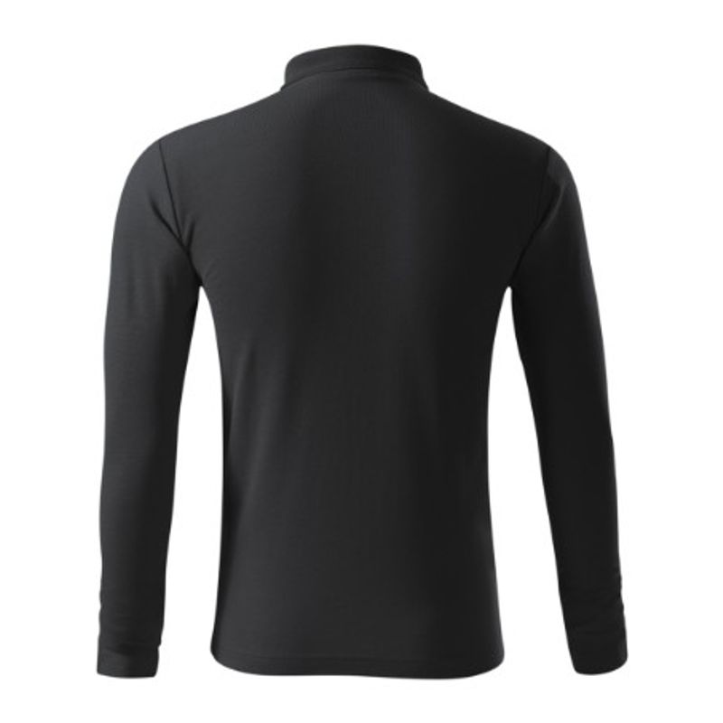 Fashion, accesorii si bijuterii - Barbati - Imbracaminte - Tricouri si bluze barbati - Tricou polo pentru barbati, Pique Polo LS 221, Malfini Ebony Gray 2XL - Infinity.ro