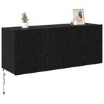Casa si Gradina - Mobilier - Comode si corpuri - Comode - Dulap TV de perete Stejar Negru 100 x 35 x 41 cm Lemn compozit - Infinity.ro
