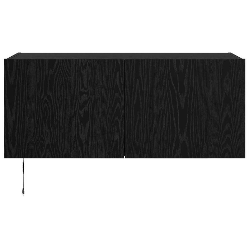 Casa si Gradina - Mobilier - Comode si corpuri - Comode - Dulap TV de perete Stejar Negru 100 x 35 x 41 cm Lemn compozit - Infinity.ro
