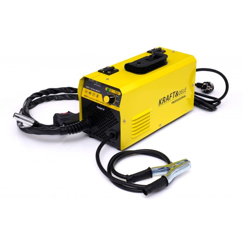 Casa si Gradina - Constructii - Scule electrice si accesorii - Aparate de sudura - Aparat de sudura invertor, Kraft&dele, MIG/MAG, masca de sudura, 200A , KD810 - Infinity.ro