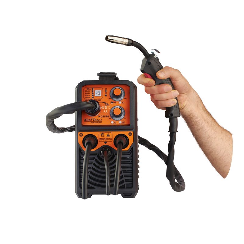 Casa si Gradina - Constructii - Scule electrice si accesorii - Aparate de sudura - Aparat de sudura MIG/MAG/FLUX, Kraft&Dele, 200 A, KD1876 - Infinity.ro