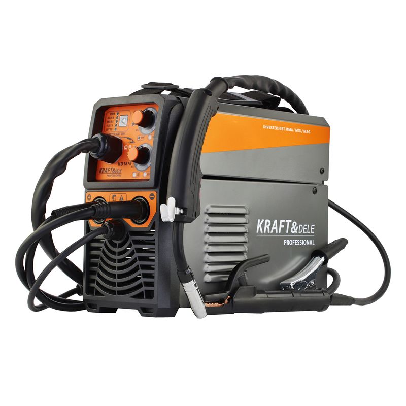 Casa si Gradina - Constructii - Scule electrice si accesorii - Aparate de sudura - Aparat de sudura MIG/MAG/FLUX, Kraft&Dele, 200 A, KD1876 - Infinity.ro