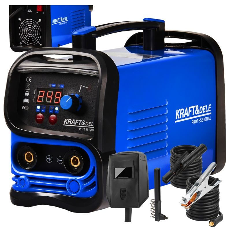 Casa si Gradina - Constructii - Scule electrice si accesorii - Aparate de sudura - Aparat de sudura IGBT / MMA / LIFT TIG, Kraft&dele,350A, KD1880 - Infinity.ro