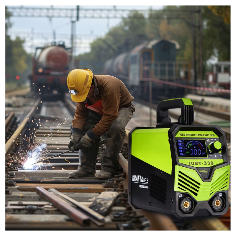 Casa si Gradina - Constructii - Scule electrice si accesorii - Aparate de sudura - Aparat de sudura IGBT/MMA/LIFT/TIG Kraft&Dele KD1879, 330A - Infinity.ro
