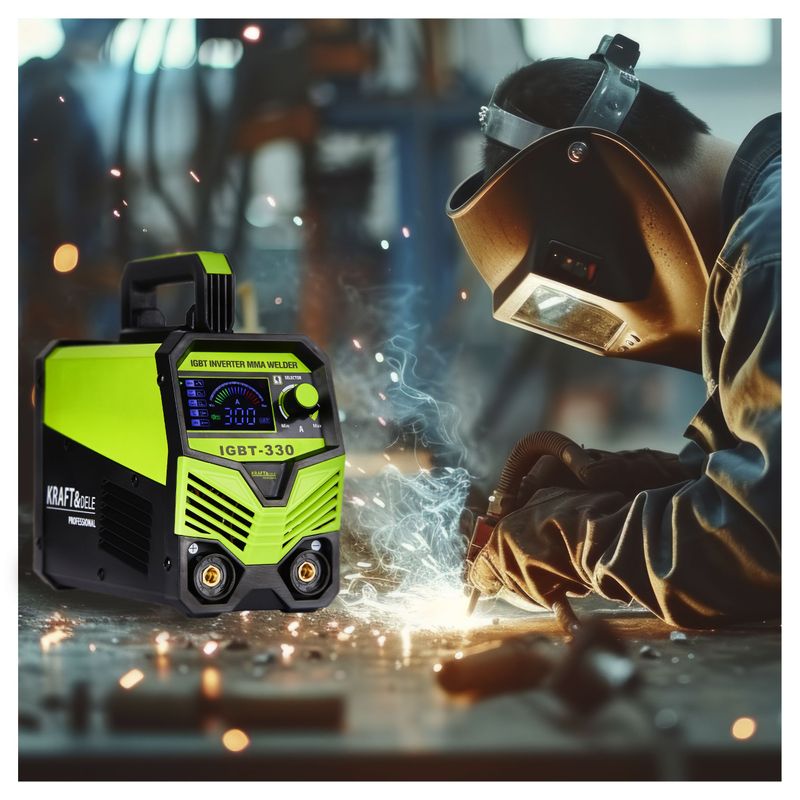 Casa si Gradina - Constructii - Scule electrice si accesorii - Aparate de sudura - Aparat de sudura IGBT/MMA/LIFT/TIG Kraft&Dele KD1879, 330A - Infinity.ro