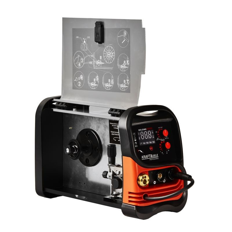 Casa si Gradina - Constructii - Scule electrice si accesorii - Aparate de sudura - Aparat de sudura IGBT ,Gaz,fara Gaz,MMA,MIG, kraft&dele, KD1883 - Infinity.ro