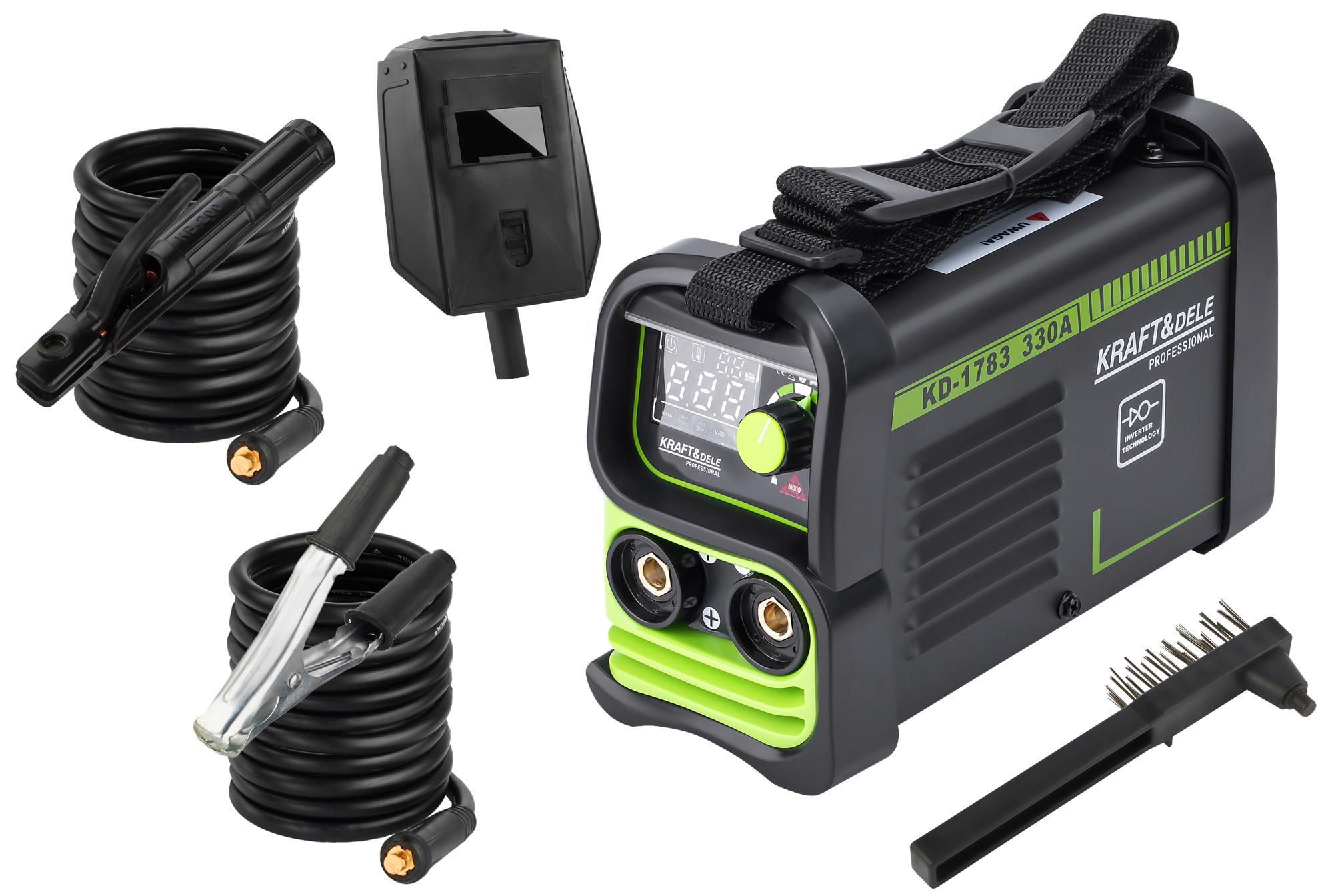 Aparat de sudura invertor 330A MMA TIG LIFT VRD, Kraft&Dele, KD1783