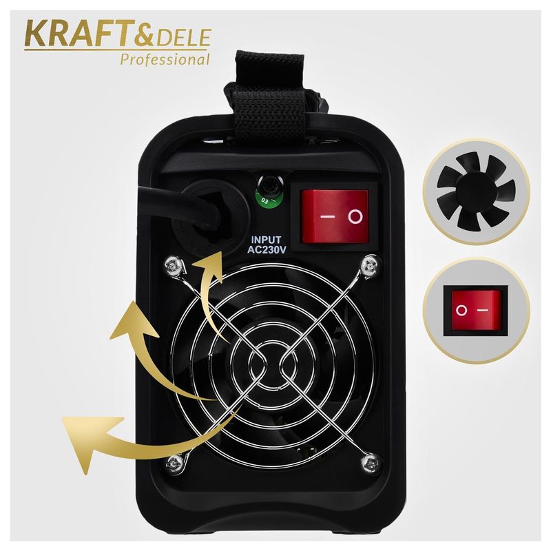 Casa si Gradina - Constructii - Scule electrice si accesorii - Aparate de sudura - Aparat de sudura invertor 330A MMA TIG LIFT VRD, Kraft&Dele, KD1783 - Infinity.ro