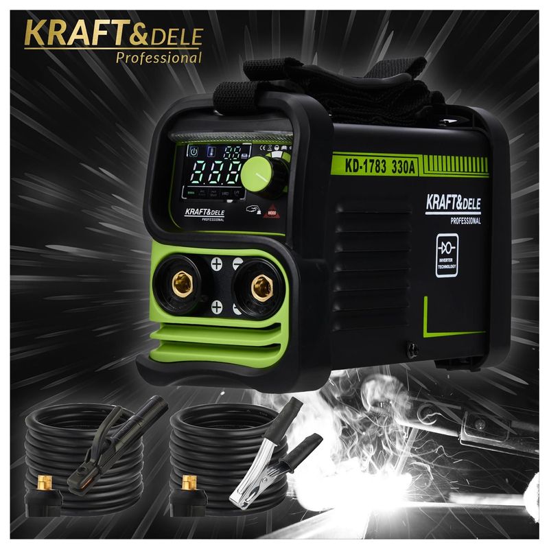Casa si Gradina - Constructii - Scule electrice si accesorii - Aparate de sudura - Aparat de sudura invertor 330A MMA TIG LIFT VRD, Kraft&Dele, KD1783 - Infinity.ro