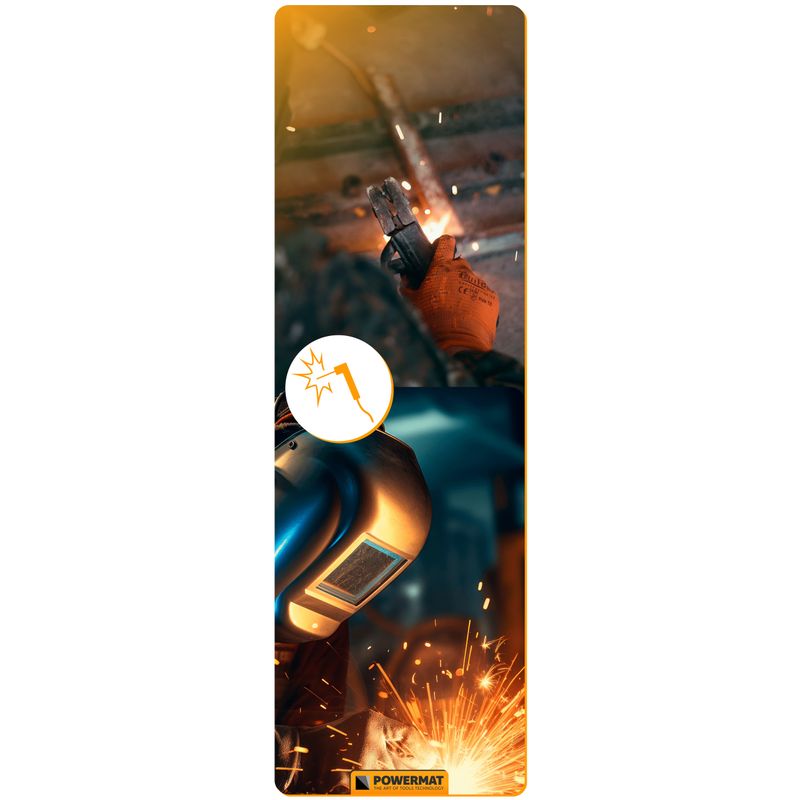 Casa si Gradina - Constructii - Scule electrice si accesorii - Aparate de sudura - Aparat de sudura tip invertor, Powermat, MMA 20‑140 A, PM‑MMA‑140L - Infinity.ro