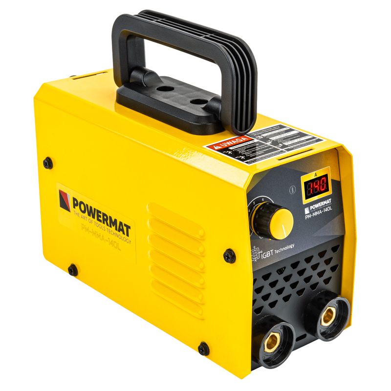 Casa si Gradina - Constructii - Scule electrice si accesorii - Aparate de sudura - Aparat de sudura tip invertor, Powermat, MMA 20‑140 A, PM‑MMA‑140L - Infinity.ro
