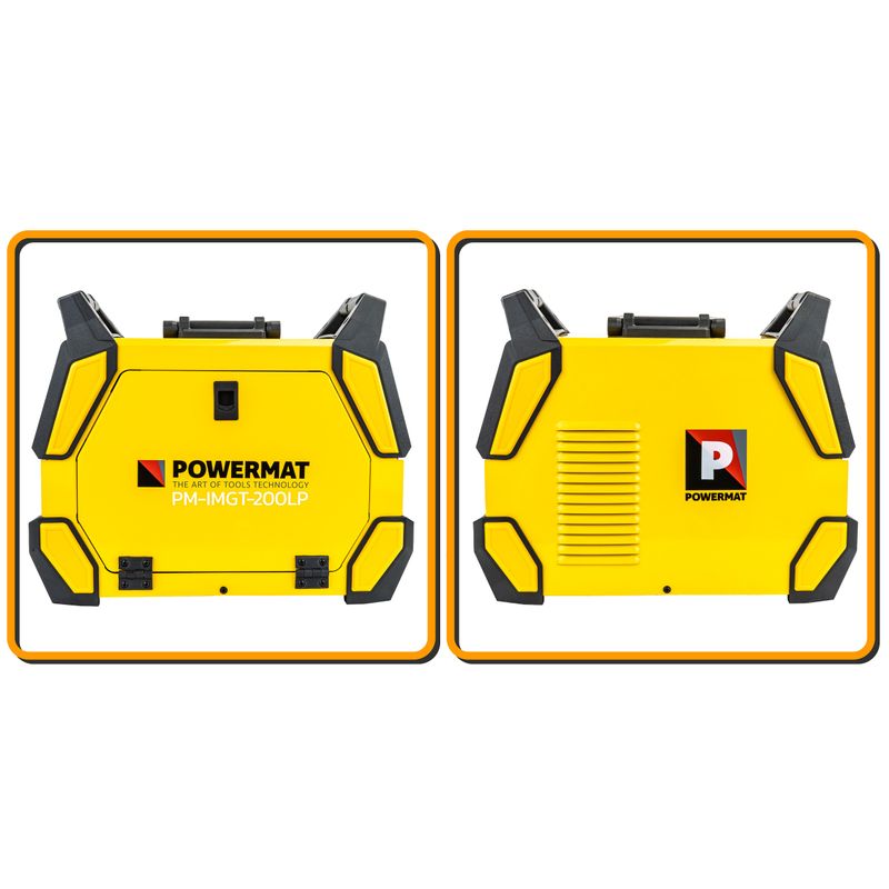 Casa si Gradina - Constructii - Scule electrice si accesorii - Aparate de sudura - Aparat de sudura tip invertor migomat, Powermat, 200 A, 3 moduri, PM‑IMGT‑200LP - Infinity.ro