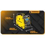 Casa si Gradina - Constructii - Scule electrice si accesorii - Aparate de sudura - Aparat sudura tip invertor, Powermat, 200A, MIG MAG MMA TIG, PM-IMGTS-200AL - Infinity.ro
