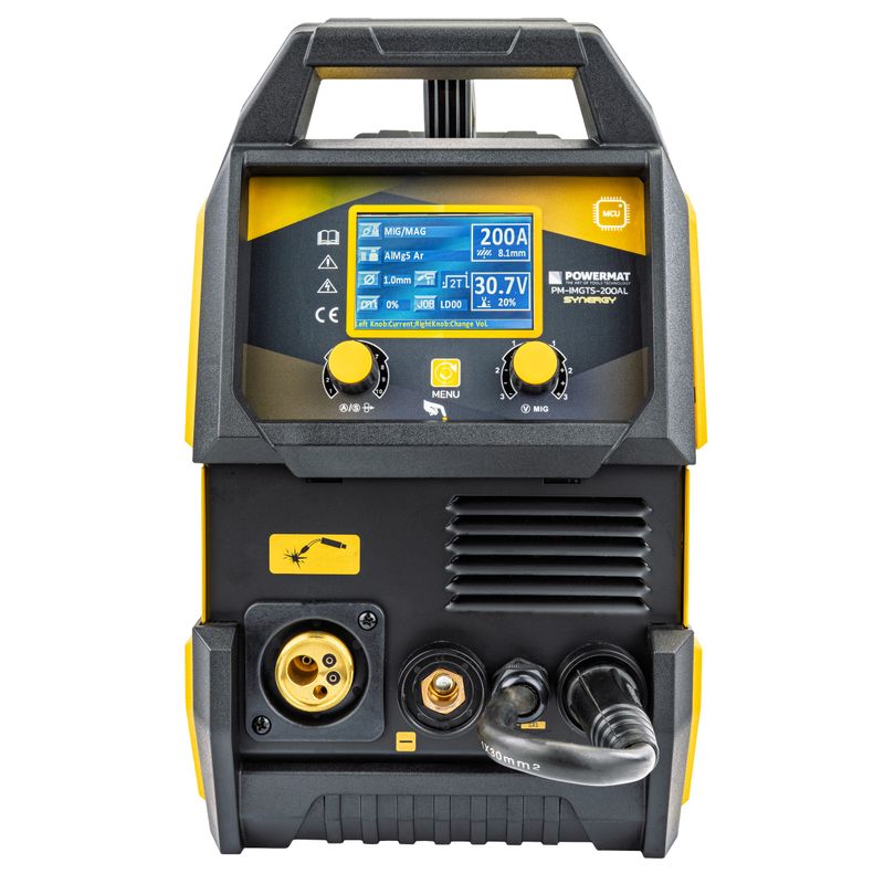 Casa si Gradina - Constructii - Scule electrice si accesorii - Aparate de sudura - Aparat sudura tip invertor, Powermat, 200A, MIG MAG MMA TIG, PM-IMGTS-200AL - Infinity.ro