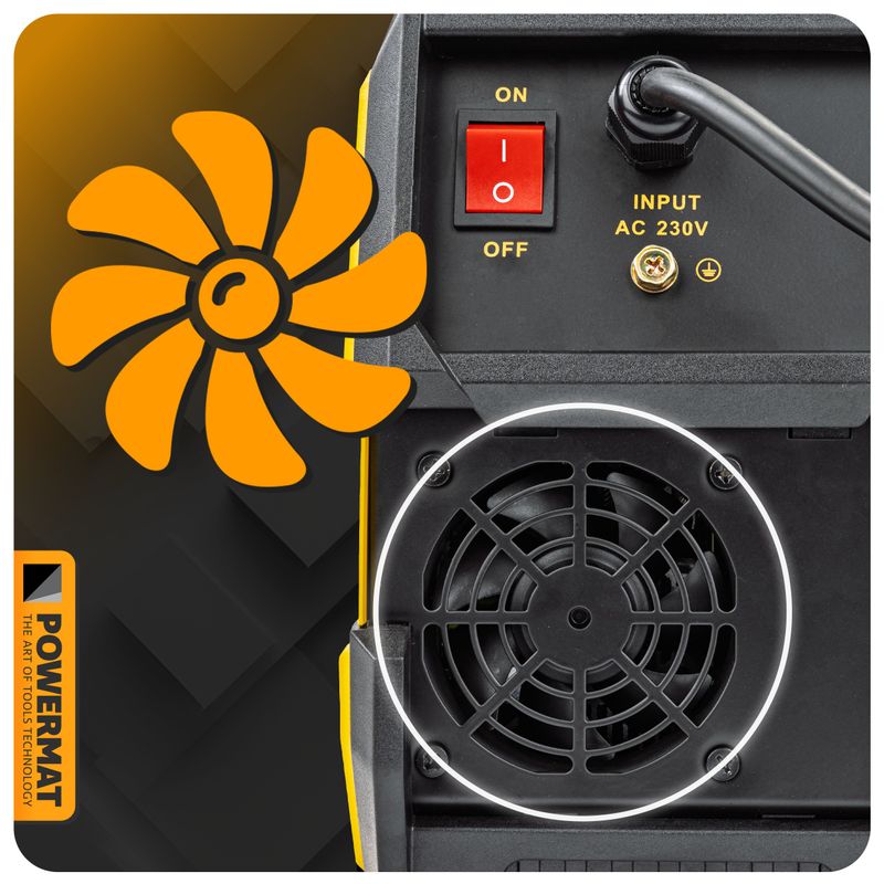 Casa si Gradina - Constructii - Scule electrice si accesorii - Aparate de sudura - Aparat de sudura tip invertor migomat, Powermat, 160 A MIG/MMA/TIG Lift, PM‑IMGTS‑160LP - Infinity.ro