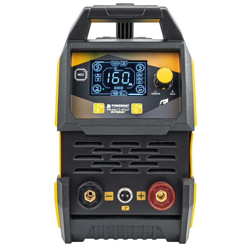 Casa si Gradina - Constructii - Scule electrice si accesorii - Aparate de sudura - Aparat de sudura tip invertor migomat, Powermat, 160 A MIG/MMA/TIG Lift, PM‑IMGTS‑160LP - Infinity.ro