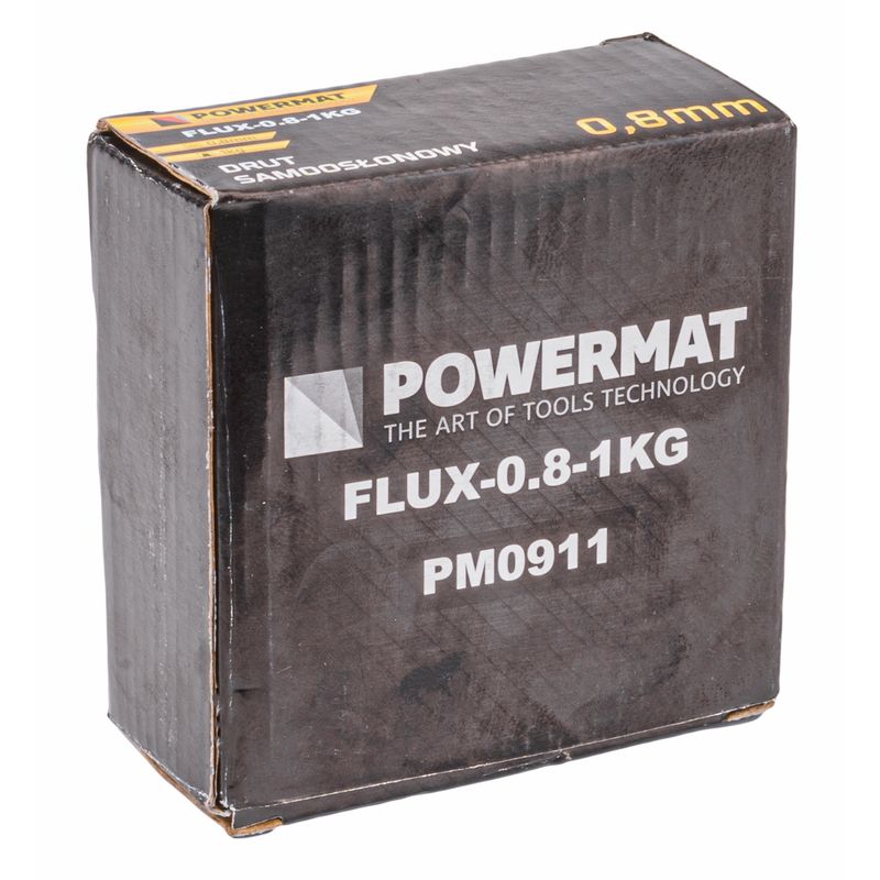 Casa si Gradina - Constructii - Scule electrice si accesorii - Accesorii aparate de sudura - Fir de Sudura Autoprotejat Powermat E71T-GS, 0.8mm, 1kg - Infinity.ro