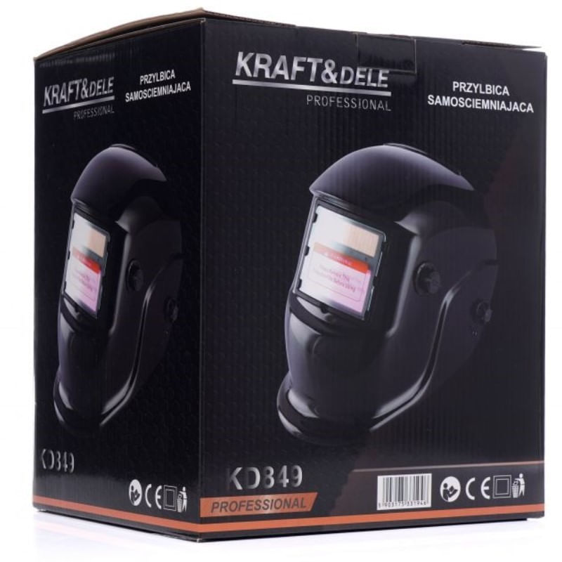 Casa si Gradina - Constructii - Scule electrice si accesorii - Accesorii aparate de sudura - Masca de sudura automata, Kraft&Dele, cristale lichide, KD849 - Infinity.ro