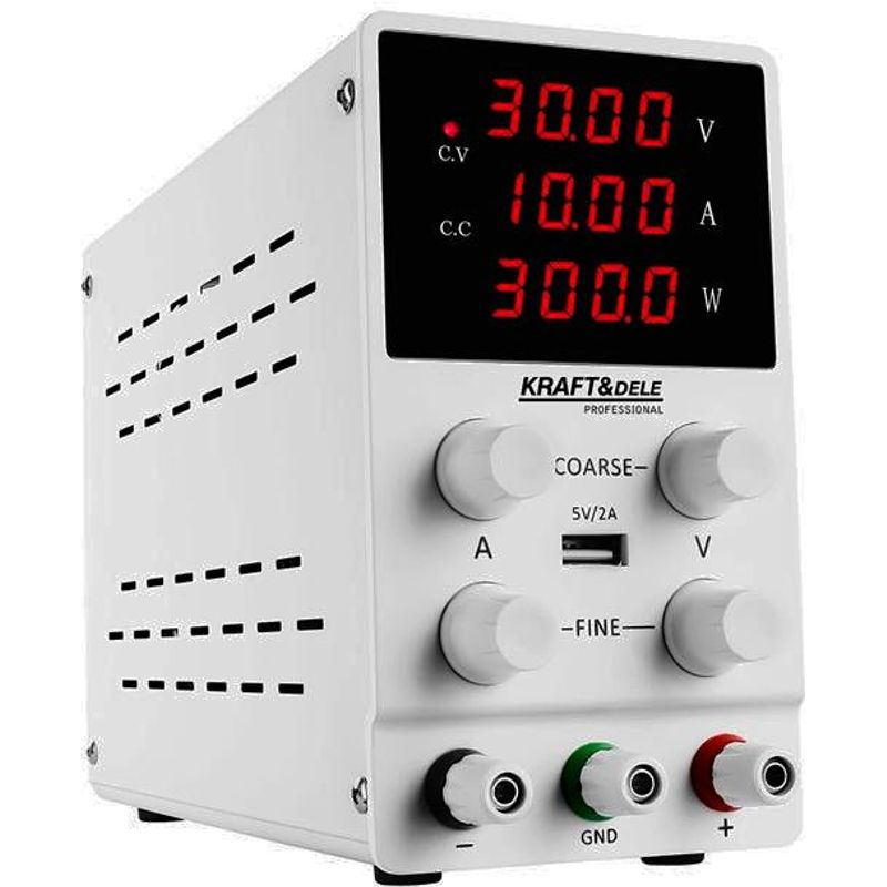 Casa si Gradina - Electrice - Accesorii electrice - Stabilizatoare tensiune si ups - Sursa de Alimentare de Laborator, Kraft&Dele, KD5870 - Infinity.ro
