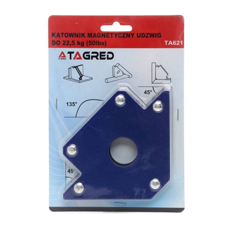 Casa si Gradina - Constructii - Scule electrice si accesorii - Accesorii aparate de sudura - Dispozitiv magnetic pentru fixare, sudura, 3 unghiuri, TA621, 22.5 kg Tagred - Infinity.ro