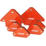 Casa si Gradina - Constructii - Scule electrice si accesorii - Accesorii aparate de sudura - Set 6 unghiuri magnetice de sudura Verke V75058, 45°/90°/135°, 4.5–11.5 kg - Infinity.ro