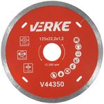Casa si Gradina - Constructii - Scule electrice si accesorii - Accesorii polizare si slefuire - Disc diamantat pentru beton, 125X22.2X1.2 mm, V44355, Verke - Infinity.ro