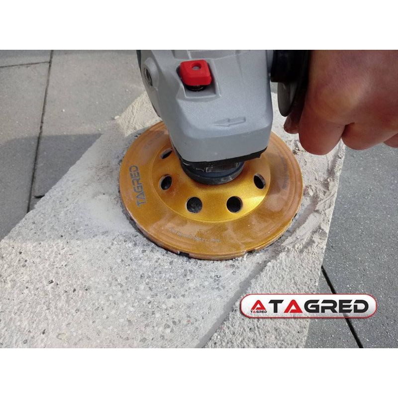 Casa si Gradina - Constructii - Scule electrice si accesorii - Accesorii polizare si slefuire - Disc diamantat slefuire beton, Tagred, TA1031, 125mm, strat 3mm - Infinity.ro