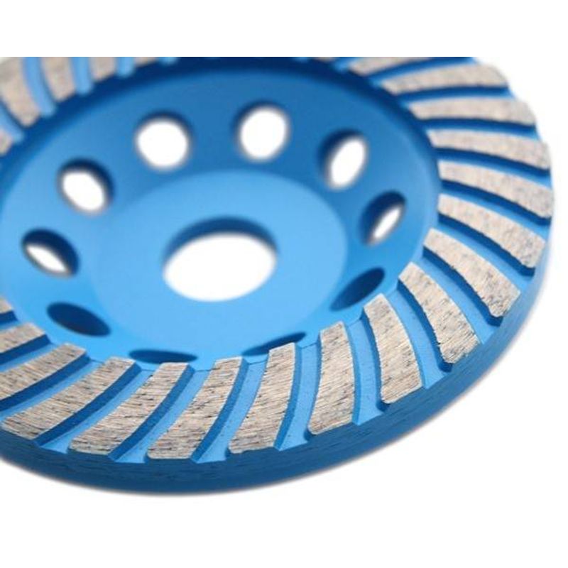 Casa si Gradina - Constructii - Scule electrice si accesorii - Accesorii polizare si slefuire - Disc diamantat slefuire beton, Hogert, HT6D992, 125mm, segment 5mm - Infinity.ro