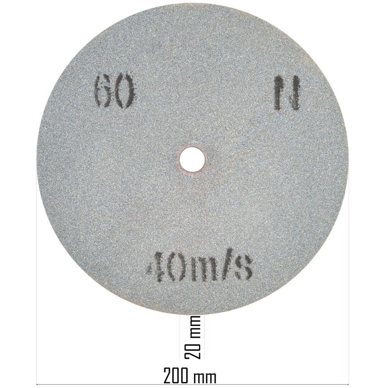 Casa si Gradina - Constructii - Scule electrice si accesorii - Accesorii polizare si slefuire - Disc de slefuire, 200x20x16 mm, Powermat, PM-SS-1850M, KGR60 - Infinity.ro
