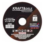 Casa si Gradina - Constructii - Scule electrice si accesorii - Accesorii polizare si slefuire - Disc taiere metal, Kraft&Dele, 115 mm x 1 mm, KD1990, 1 bucata - Infinity.ro