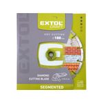 Casa si Gradina - Constructii - Scule electrice si accesorii - Accesorii polizare si slefuire - Disc taiere diamantat segmentat, EXTOL CRAFT, 108814, 180x22,2x2,5mm, 8600 rot/min - Infinity.ro