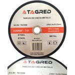 Casa si Gradina - Constructii - Scule electrice si accesorii - Accesorii polizare si slefuire - TA1009 - Disc circular pentru taierea metalelor si otelului Slim RBF 230x1.6 mm Tagred - Infinity.ro