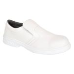 Casa si Gradina - Constructii - Echipamente de lucru - Incaltaminte protectia muncii - Pantofi de protectie albi Slip On O2 fara bombeu Portwest-FW58 47 - Infinity.ro